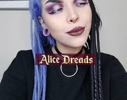 Se(single Ended) Usrsulas Spell Dreads, Purple Dread, Black Dreads, Dread  Bead, Goth Dreads, Cybergoth, Witch,wicca ,pagan