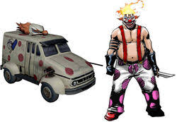 Sweet tooth was an escaped mental patient that entered the twisted metal tournament, seeking the return of his best friend. Sweet Tooth Twisted Metal Wiki Fandom