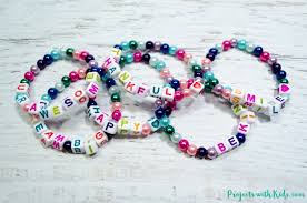 The first step is to make a few rows. Colorful Beaded Friendship Bracelets For Kids Projects With Kids