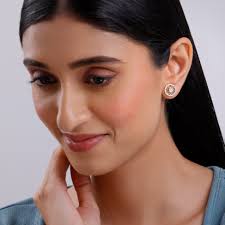 Gold Floral Fiona Diamond Earrings