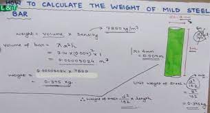How To Calculate Weight Of Mild Steel Bar Civil Engineering Civil Engineering Software Engineering