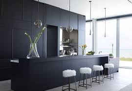 The crisp, clean shaker cabinets are both classic and modern. 30 Sophisticated Black Kitchen Cabinets Kitchen Designs With Black Cupboards