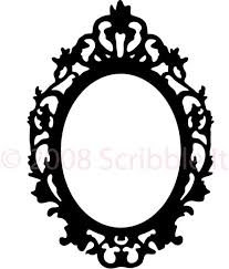 Bathroom Mirror Clipart Black And White Vintage Frame Ikea Frames Wall Frames Candle Picture Frame