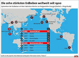 Aktuelle informationen zu erdbeben weltweit. Tsunami Beben War Zweitschwerstes Seit 1900 Orf On Science