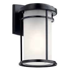 Shop Kichler Lighting Toman Led Outdoor Wall Light Black Overstock 30998006