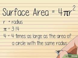 The surface area of the sphere is actually equal to four times the area of the great circle. How To Find The Surface Area Of A Sphere 8 Steps With Pictures