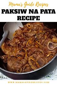 Paksiw Na Pata Recipes Pork Recipes Lechon Paksiw Recipe