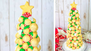 Confetti cake pop protein balls kalekouture. Cake Pop Christmas Tree Tutorial Youtube
