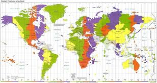 Time Zones Time Zone Map World Time Zones Time Zones