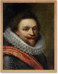 Amazon.com: Artery8 Lyon Portrait Henry Frederick Prince Of Orange Art  Print Framed Poster Wall Decor 12x16 inch: Posters & Prints