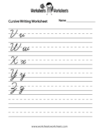 Make sure you also perfect your technique by practicing once a day and challenging. Cursive Writing Worksheets Worksheets Worksheets