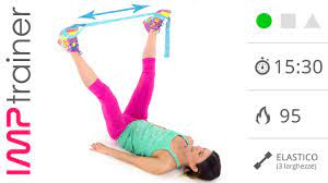 Snellire E Rassodare L Interno Coscia Esterno Coscia E Glutei Esercizi Con Elastico Youtube
