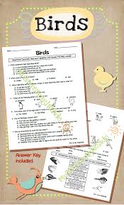Understanding Animals Birds Free Science Lesson Science Lessons Homeschool Science