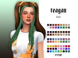 Created by fans, custom content, or cc as it's often known, is a free way to add new clothing, hairstyles, furniture, and more to your game. Teagan Hair Sims Hair Toddler Hair Sims 4 The Sims 4 Packs