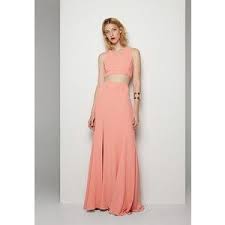 Salmon Pink Chevron Two Piece Dress Two Piece Dress Pink Party Dresses Two Piece Cocktail Dresses