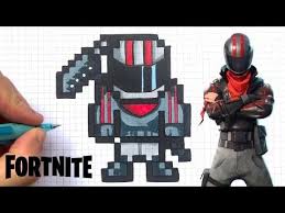 Como Dibujar Skin Fortnite Pixel Art Youtube In 2020 Pixel Art Pixel Art Design Pixel Color
