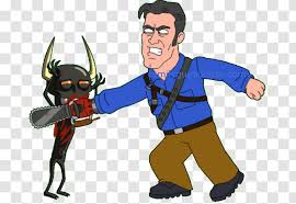 Maybe you would like to learn more about one of these? Bruce Campbell Ash Williams The Evil Dead Film Series Chainsaw Family Guy Transparent Png