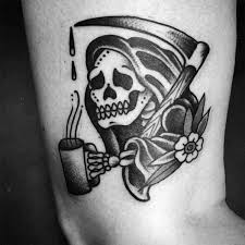 Add to favorites it's beer o'clock skeleton drinking beer svg, print for t shirt positive skeleton for funny party aliatoys 5 out of 5 stars (202) $ 1. Top 101 Coffee Tattoo Ideas 2021 Inspiration Guide