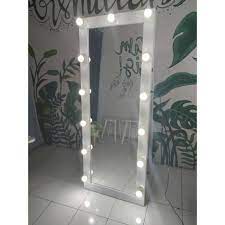 Kaca kamar mandi kotak bevel tepi hitam / kaca kamar mandi / cerminrp178.000: Full Body Vanity Standing Mirror Led 165 X 65 Cm Kaca Cermin Besar Make Up Shopee Indonesia