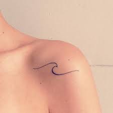 Meaning Of Wave And Ocean Is Usually The Soul The Subconsciousness Emotion Nature A Primal State Nature Simple Wave Tattoo Waves Tattoo Wave Tattoo Design