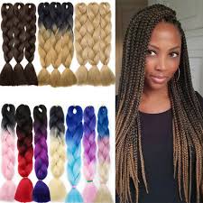 Choose from a variety of shades in our collection, from dark browns and warm chestnut to toffee and honey blondes, all created from remy human hair in a choice of lengths and. Kanekalon Jumbo Braiding Hair Extensions Afro Box Braids Ombre Blonde For Human Ebay
