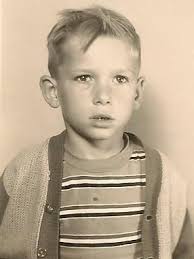 Eddie Schuster, another Coolidge boy in Lakeside, August 1965. That's my  1956 Ford Fairlane behind him. One of the best cars I've ever had.