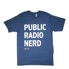 Public Radio Nerd Tee Navy – NPR Shop