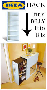 Awesome Ikea Hack You Can Turn A Billy Shelf In An Extendable Shoe Rack In Just A Few Steps Just Read Ou Flurmobel Selber Bauen Flur Mobel Mobel Selber Bauen