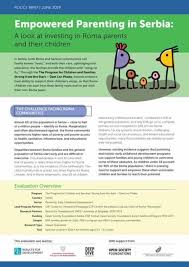 This page describes cdc's evaluation of the preventive health and health services (phhs) block grant , using the phhs block grant measurement framework. An Evaluation Of A Parenting Program For Roma Children In Serbia Results For Development