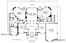Plan 12080jl Masterpiece With Dual Grand Staircases House Staircase Luxury Floor Plans House Plans