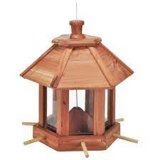 Vom futterhäuschen und vogelhaus bis zur wasserstelle. Hi Vogelfutterhaus Hangend Braun Kaufland De