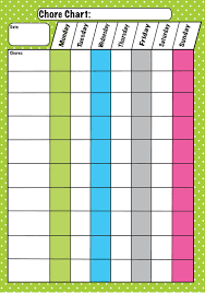 Magnetic Chore Chart Wipe On Wipe Off