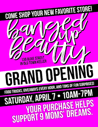 Speak slowly when talking to the other person and spell out words if they don't understand and if possible draw a map. Grand Opening Banged Up Beauty Keep It In Keller