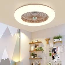 Acrylic Doughnut Semi Flush Mount Lamp Kids Living Room Led Ceiling Fan Light Fixture In Black White Grey With 5 Blades 21 5 In 2020 Ceiling Fan Light Fixtures Fan Light Fixtures Led Ceiling Fan