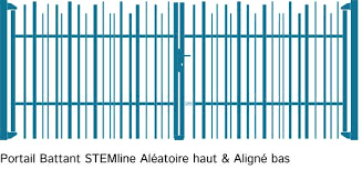 Portail Battant En Acier Galvanise Avec 1 Ou 2 Vantaux Portail Battant Stem Acier Galvanise Portail Acier