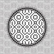 Amazonian Shipibo Pattern Black White Acrylic Box By Annett Bernedo Caballero 4 X 4 X 3 Shipibo Pattern Shipibo Pattern