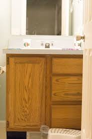 Gray oak bathroom vanity for your next remodeling project: How To Paint Bathroom Vanity Cabinets That Will Last The Diy Nuts