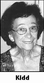 FLORENCE KIDD Obituary (1917