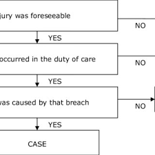 Flow Chart Representation Of The Personal Injury Case