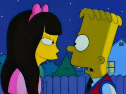 Finally, the couch is shown, and bart walks into the room, alone, carrying his broken skateboard. Bart S Girlfriend Simpsons Wiki Fandom