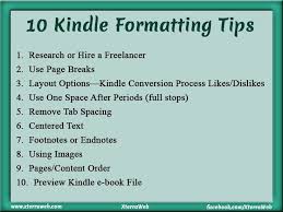 10 Kindle Formatting Tips Xterraweb Writing A Book Kindle Nonfiction Writing