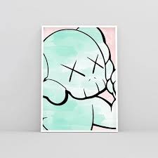 Kaws Print Kaws Art Print Kaws Poster Kaws Art Print Digital Etsymktgtool Http Etsy Me 2jeacxi Kaws Painting Cartoon Painting Art