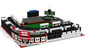 Free lego® custom instructions smooth motion dragon dance modification. Wrigley Field Chicago Cubs Baseball Stadium Brick Model Etsy