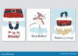 Рождественские и новогодние открытки с Сантой и сноубордистом Вектор  Иллюстрация вектора - иллюстрации насчитывающей график, приглашение:  162719351