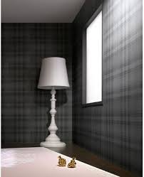 Graham Brown Tartan Wallpaper Living Room Partial Tartan Wallpaper Grey Wallpaper Charcoal Wallpaper