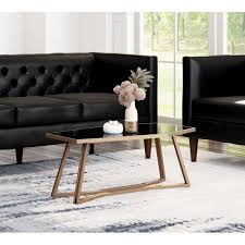A11537 Geo Coffee Table Black Gold Abstract Angles Give This Table A Beautiful And Artistic Form T Coffee Table Black Glass Coffee Table Velvet Furniture