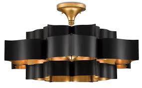 When decorating with black chandeliers, here are a few tips: Grand Lotus Black Large Chandelier Currey And Company
