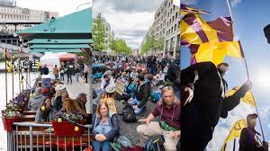 Demonstrierten etwa 3000 menschen auf booten auf dem landwehrkanal in berlin. Demos Lockerungen Offnungen Liveblog So Lauft Pfingsten In Berlin Und Brandenburg Rbb24