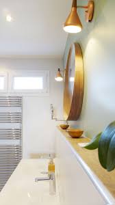 Skea Designer Vert Bleu Rose Amenagement Salle De Bain Miroir Rond Salle De Bains Idee Salle De Bain
