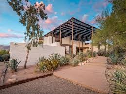 For exterior slump block walls, use a power washer for cleaning and to remove any existing paint. See Historic Tucson Home Designed By U Of A Professor Tucson Az Patch